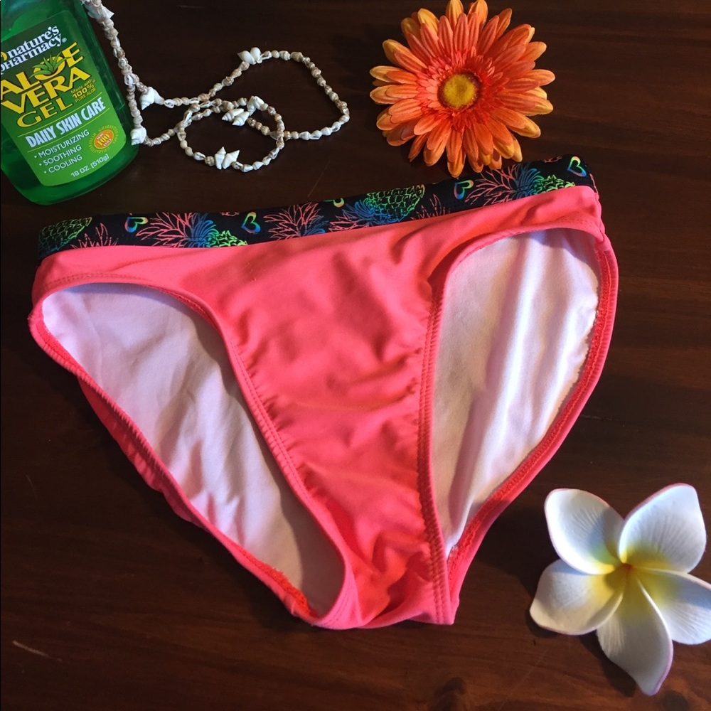 “OP” Pink/Peach Swim Bottoms NWOT